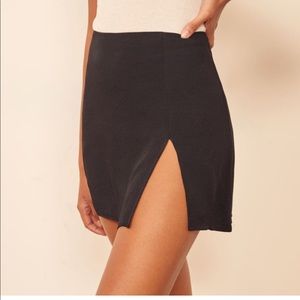 Reformation Margot Skirt in Black